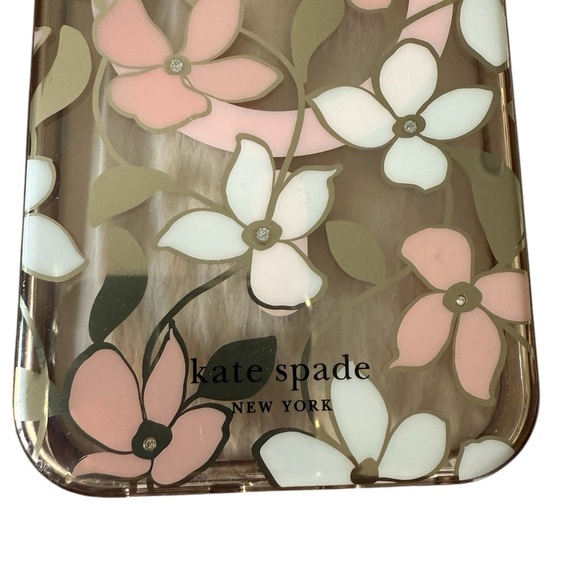 Kate Spade Floral iPhone 13 Case - Pink and Cream - Picture 5 of 5